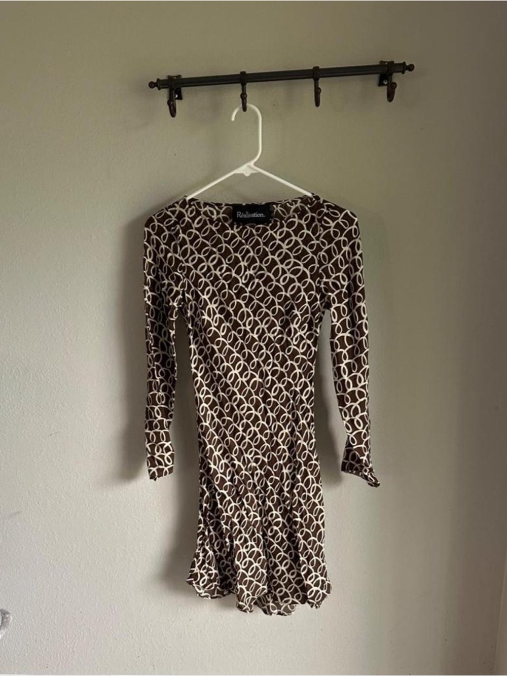 Reformation Par The Rainey Silk dress